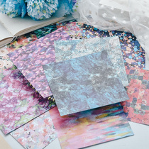  Judy handmade single-sided pure original hand account background material paper 160G 12 sets 21016-Impressionism