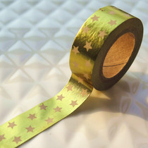 Judy hand-paved Handbook sticker material WASHI TAPE hand tent fancy and paper TAPE 1 5*5 meters