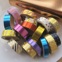 Judy manual laying WASHI TAPE hand account tear-repeated stickers and paper TAPE 1 5CM * 10M
