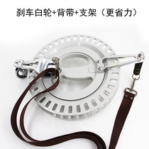 Weifang high-grade kite ABS wire wheel anti-reverse brake kite wheel hand-held wheel back pulley more labor-saving