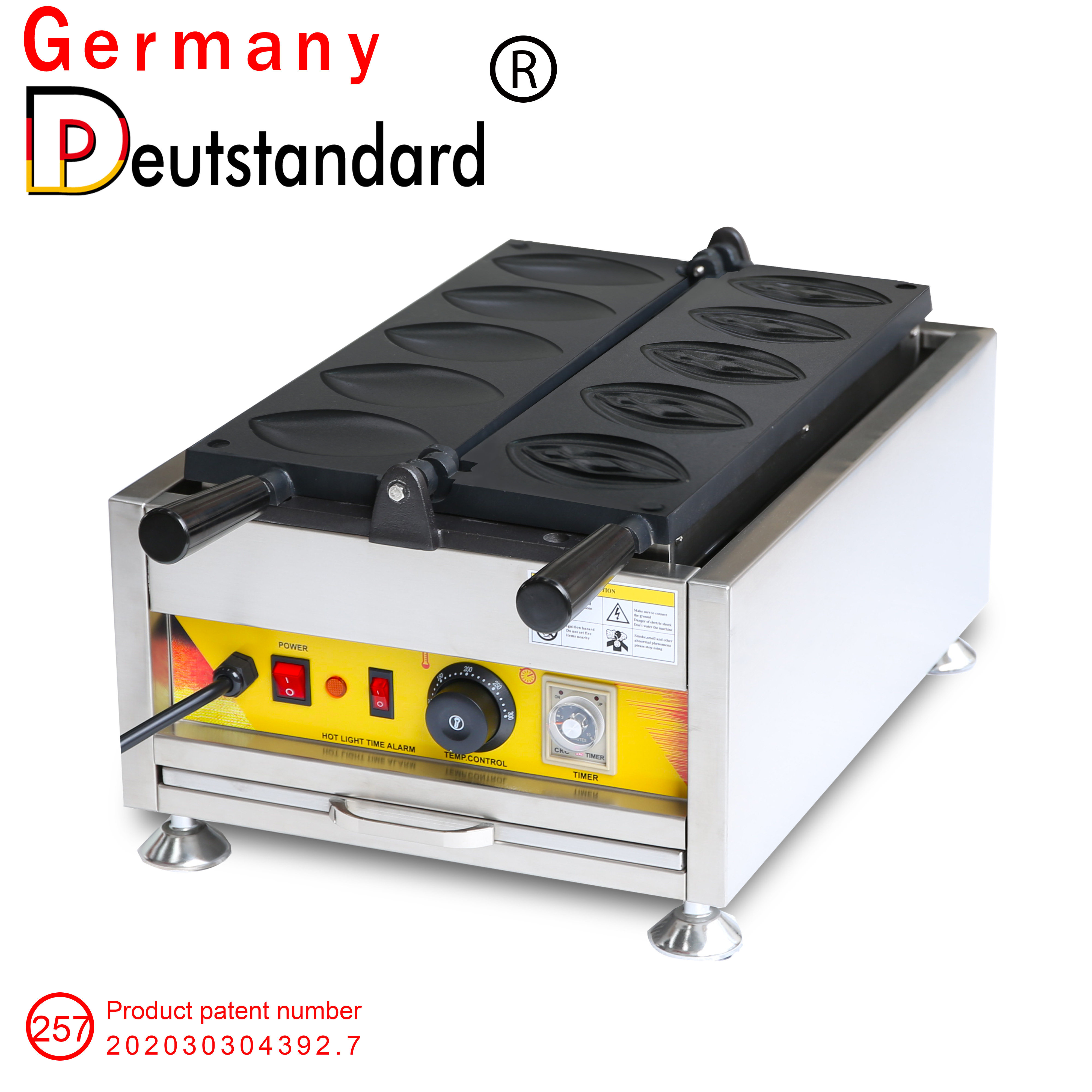 New Abalone Waffle Electromechanical Hot Commercial New Muffin Machine Equipment Stainless Steel Cake Machine NP-257