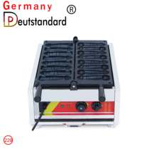 New commercial waffle machine 8 pieces Taiwanese big cock roasting machine large carving roasting machine waffle oven snack equipment new power 229