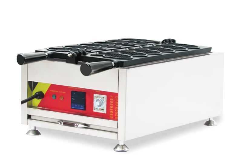 NP726 number of sensible temperature-controlled snapper burning machine Taiwan red bean carving fish burning machine sandwich snapper burning machine equipment commercial