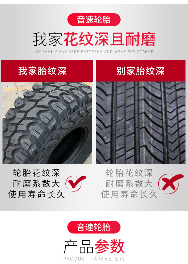 MT off-road tire 285 265/75R16 31/10.5R15 35 33/12.5R17 inch at mud tire