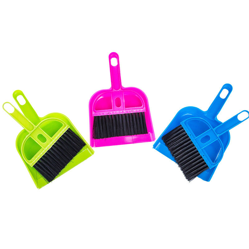 Mini dustpan sweep with suit table top cleaning small broom combined keyboard brush Home small broom dustpan