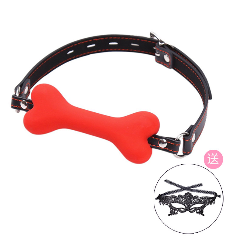 Female slave training alternative sm toy torture tool for men and women with bundled dog bone mouth plug mouth ball sex toys