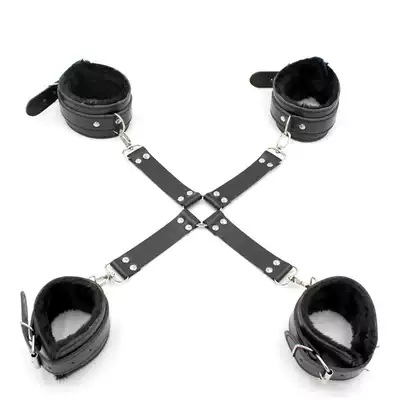 Sex cross buckle for men and women with sm binding set alternative stimulation flirting couple supplies handcuffs