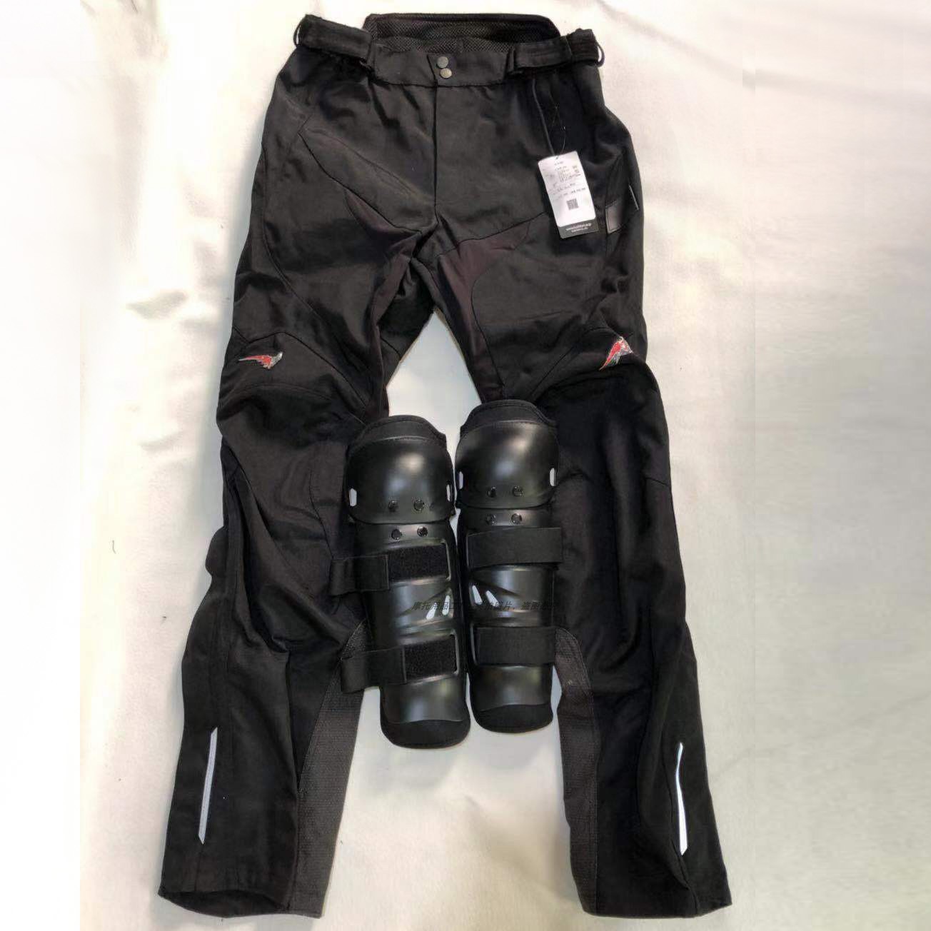 Spring and autumn black riding pants men's motorcycle women's rider pants small size riding pants casual windproof warm motorcycle pants