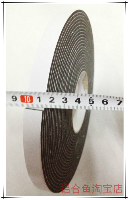 Băng keo hai mặt màu đen chống va đập mạnh mẽ của eva xốp dày 3MM dày * rộng 1,5CM * dài 10M - Băng keo băng dính y tế chống nước