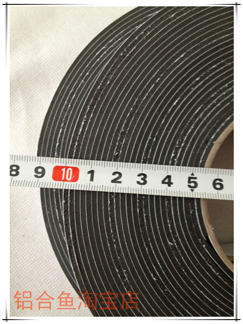 Đen xốp hai mặt xốp xốp chống sốc chống ma sát chống thấm nước dày 2 mm * rộng 2cm * dài 10M - Băng keo băng keo y tế tốt nhất