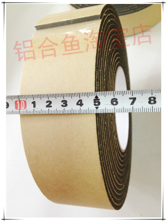 Keo dán xốp một mặt màu đen EVA 5 mm * 5cm * 5M chống dính chống ma sát bằng keo chống thấm
