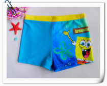 Foreign Trade Original Single Boy Swimming Pants Boy Flat Corner Professional Swim Pants Sponge Baby Cartoon Mens Baby Swimsuit