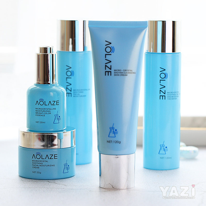 Authorized Yaletze crystalized shuffle facial cream nourishing water nourishing milk water moisturizing cream essence suit-Taobao