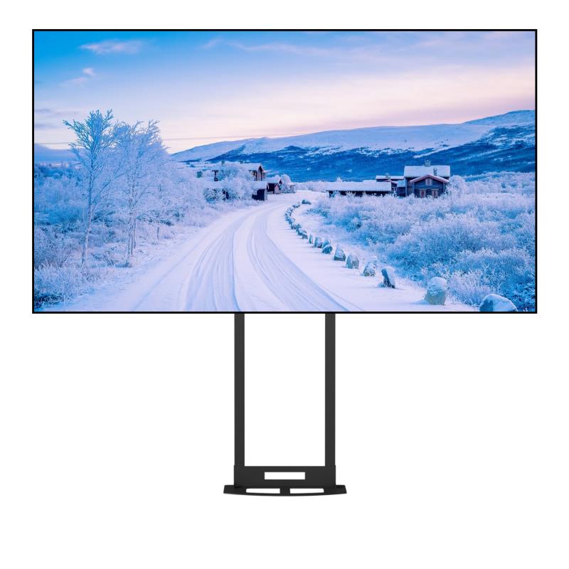 80-120 inch laser TV anti-light hard screen soft screen mobile floor pan platform bracket free of punching installation hanger