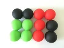 Lianed fascia ball peanut double ball massage ball hockey ball Double Ball solid silicone ball