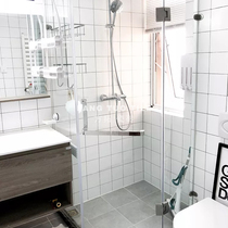 Small white brick bright Nordic style bathroom bathroom tile kitchen wall tile bread brick white 300X600