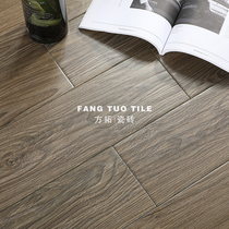 Wood grain brick floor tiles Imitation solid wood floor tiles Bedroom balcony kitchen antique brick tiles 150 800 non-slip floor tiles