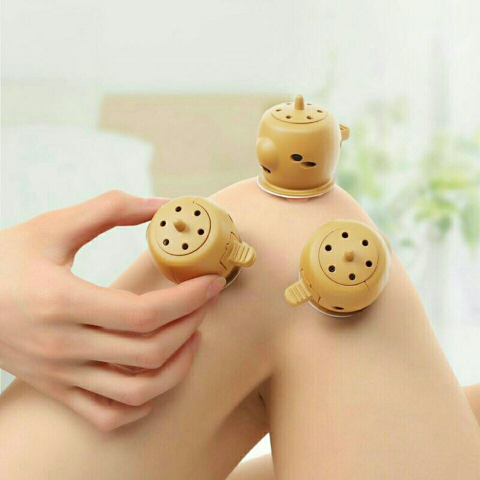Knee moxibustion box aromatherapy artifact household bamboo moxibustion box moxibustion waist and abdomen chest legs whole body