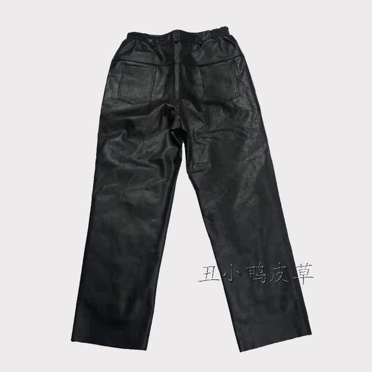 Pantalon cuir homme droit pour hiver - Ref 1485093 Image 17