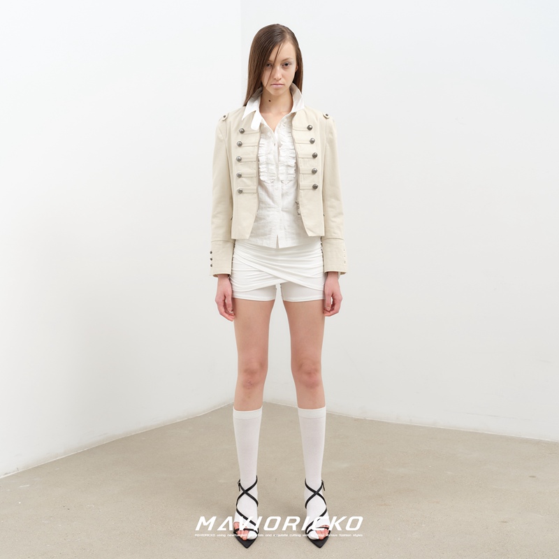 Mavioricko Vintage Vibe Napoleon Double-Breasted Jacket