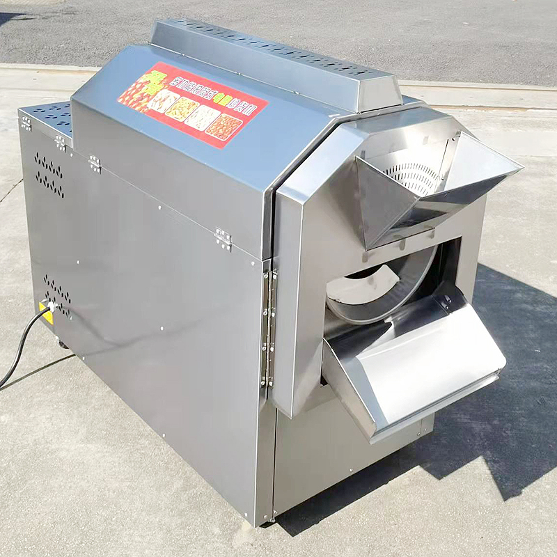 Fully Automatic Drum Roasting Machine, Commercial Electric Heating, Small Stall Roasting Machine for Chestnuts, Gas-Powered Peanut and Melon Seed Machine Fully Automatic Drum Roasting Machine, Commercial Electric Heating, Small Stall Roasting Machine for Chestnuts, Gas-Powered Peanut and Melon Seed Machine