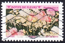 French Letter Marketing Stamps 2021 Floral Patterns 12-4: Hydrangeas and Peonies