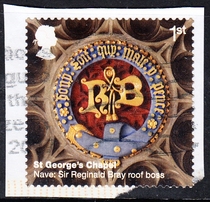 British Letter Marketing Stamp Cutting 2017 Miniature Sheet Stamp Windsor Castle 4-1: St. Georges Chapel