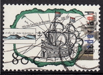 Dutch Letter Sales Stamps 1996 Voyage of Discovery in the Sixteenth Century 4-3: The Navigator Hautemann