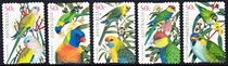 Australian Letter Marketing Stamps 2005 Lorikeet 1 set of 5 (self-adhesive)