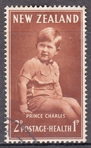 New Zealand Letter Marketing Stamps 1952 Health 2-2: Prince Charles