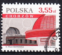 Polish Letter Marketing Stamps 2007 City Landmark Chorzów