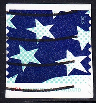 U.S. Letter Marketing Stamp Cutout 2015 Stars and Stripes 3-2