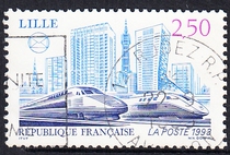 French Letter Marketing Stamps 1993 Philatelic Federation Meeting Lille 1-1