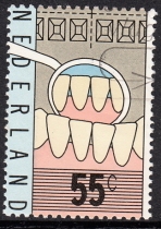 Dutch Letter Marketing Stamps 1977 Anniversary 3-3: 100 Years of Dental Medicine Education