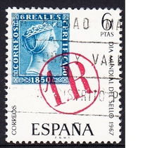 Spanish Letter Marketing Stamps 1967 World Stamp Day 3-3