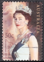 Australian Letter Sales Stamps 2003 50th Anniversary of the Queens Coronation 2-1 (self-adhesive)