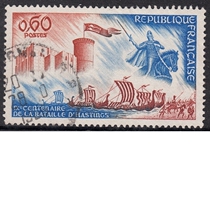 French Letter Sales Stamps 1966 French History 900th Anniversary of the Battle of Hastings 1-1