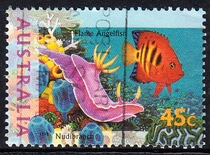 Australian Letter Sales Stamps 1995 Marine Life 6-4: Nudibranchs and Pyropods