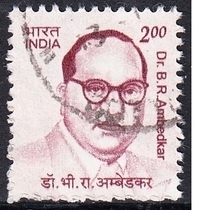 Indian Letter Sales Stamp 2009 Social Reformer Ambedkar 1-1