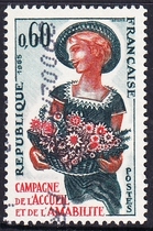 French Letter Marketing Stamp 1965 Welcome and Friendly 1-1