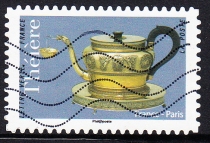 French Letter Marketing Stamps 2018 Teapot 12-9: French Paris Teapot