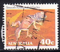 Australian Letter Marketing Stamps 1982 Reptiles and Amphibians 7-4: Leptoderma gecko