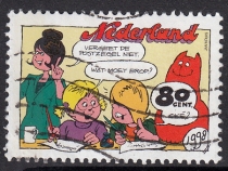 Dutch Letter Marketing Stamp 1998 Comics Jack Jacky and the Juniors 2-1: Letter Writing
