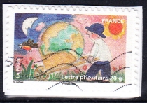 French Letter Marketing Stamps Cuttings 2011 Stamp Day Ecology 12-6: Farmers