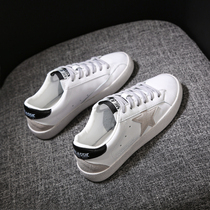 Small white shoes women 2021 Autumn New Korean version of wild Net red ins tide small dirty shoes leather stars do old board shoes