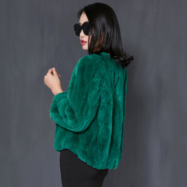 2023 Autumn and Winter Clearance Special New Rex Rabbit Fur Jacket Fur Short Korean Style Loose Large Size Women Slim Off-Season