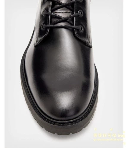 Британцы приобрели прямую почту All Saints 23 -Year Spring Brade Buckle Pure Leather Men's Boots 2.28