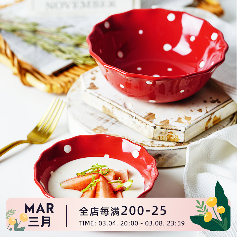 MAR March｜Sarah bowl of ceramic bowl bowl of journey bowl of home creative soup bowl of bowl of snack bowl