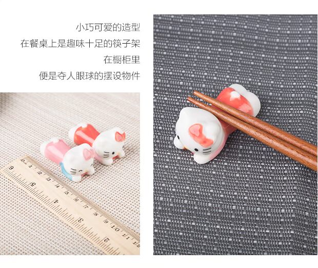 Ezicok mọc đũa trang trí gốm sứ đũa đũa đũa đũa nhà bếp bộ đồ ăn phụ kiện bộ chén đĩa