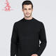 Shanghai round neck pullover warmth and thickened wool shirt